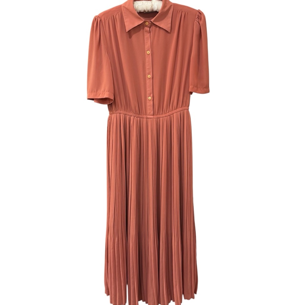 Hanae Mori pleated dress, small/medium
